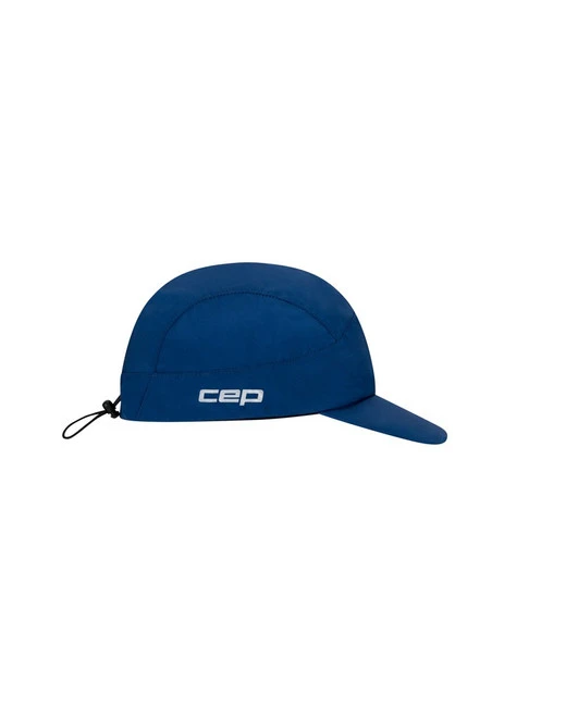 Lekka czapka sportowa z daszkiem regulowana one size CEP unisex granatowa