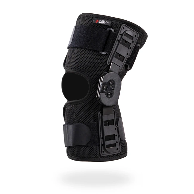 Zawiasowy stabilizator kolana z regulacją kąta zgięcia MSupport
