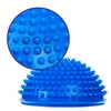 DrFit Masażer rehabilitacyjny półkula z wypustkami sensorycznymi (pół piłki)  ø16x7 cm niebieski