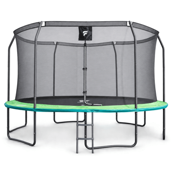 Trampolina ogrodowa dla dzieci 14 FT / 427 cm Tiger PRO DrFit z siatką i drabinką