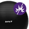 DrFit piłka do ćwiczeń fitness i rehabilitacji z pompką ø 85 czarna