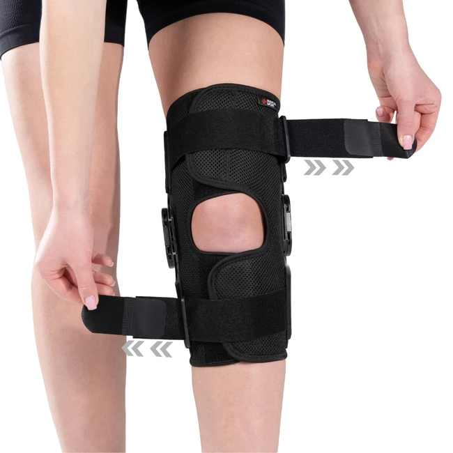 Zawiasowy stabilizator kolana z regulacją kąta zgięcia MSupport