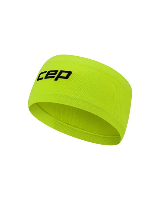 Lekka sportowa opaska na głowę do biegania unisex zielona Core Run CEP