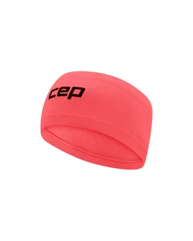 Lekka sportowa opaska na głowę do biegania unisex koralowa Core Run CEP