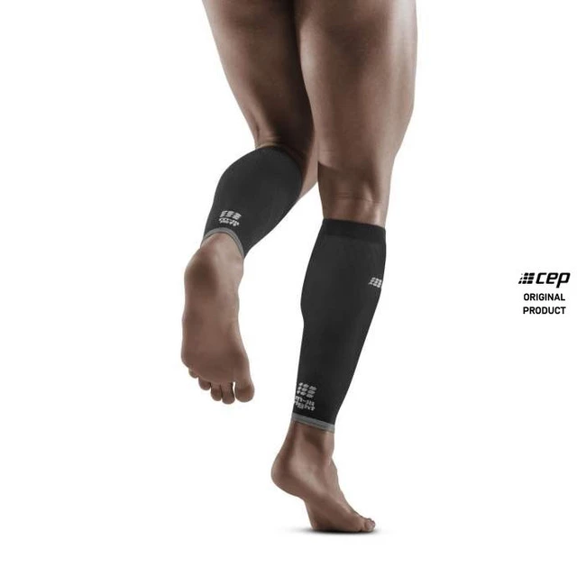 Męskie opaski kompresyjne na łydki sportowe CEP Ultralight czarne